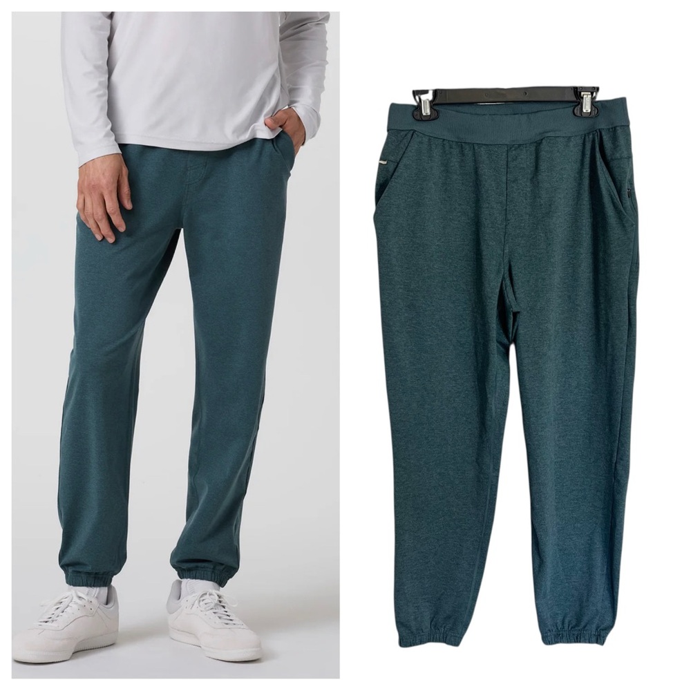 Vuori Coronado Sweatpant Deep Sea Heather jogger soft lounge wear sz M